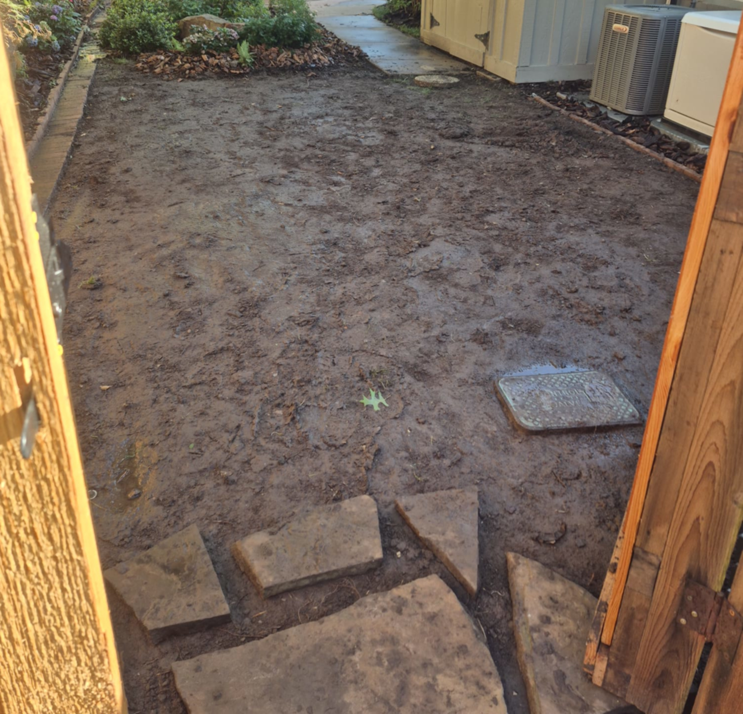 sod installation before